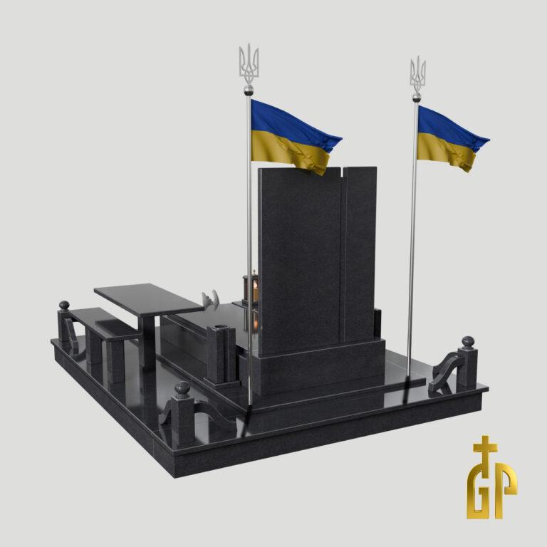 3D модель Військового пам'ятника №7